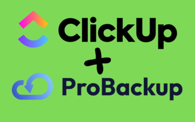 Integracja ProBackup i ClickUp