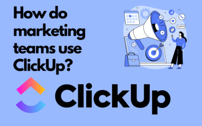 How do marketing teams use ClickUp?